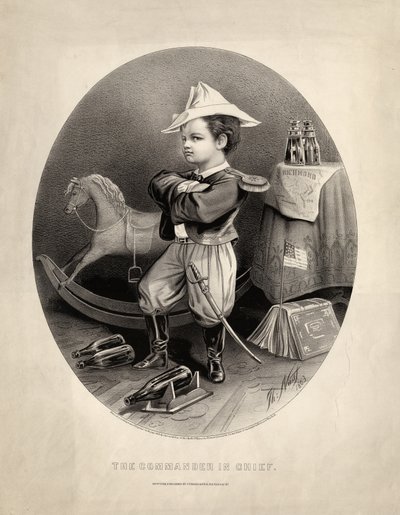 Commander in Chief, published by Currier and Ives, 1863 by Thomas Nast